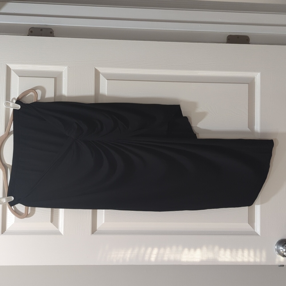 Kensie Black Asymmetrical Skirt Size Large